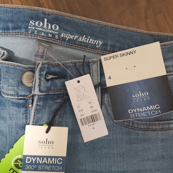 New York and Co Soho jeans - Picture 3 of 3